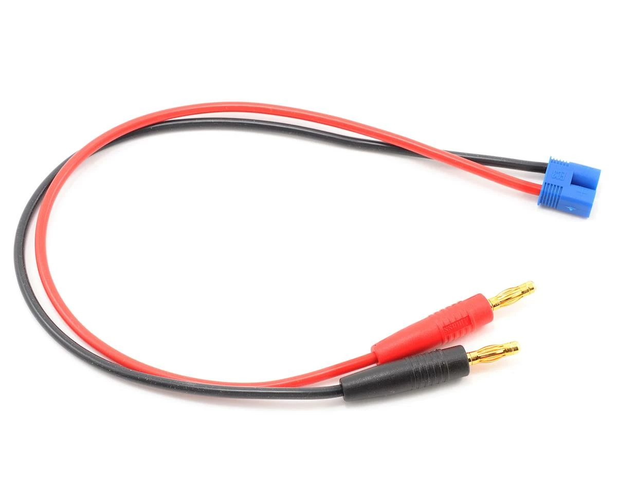 Protek RC Heavy Duty EC3 Style Charge Lead (Male EC3 To 4mm Banana Plugs)