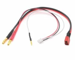 Protek RC 2S Charge/Balance Adapter (T-Style Ultra Plug To 4mm Bullet)