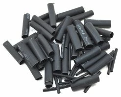Protek RC 1.5, 5, 6 & 8mm Shrink Tubing Assortment Pack (Black) (20) (1" Length)