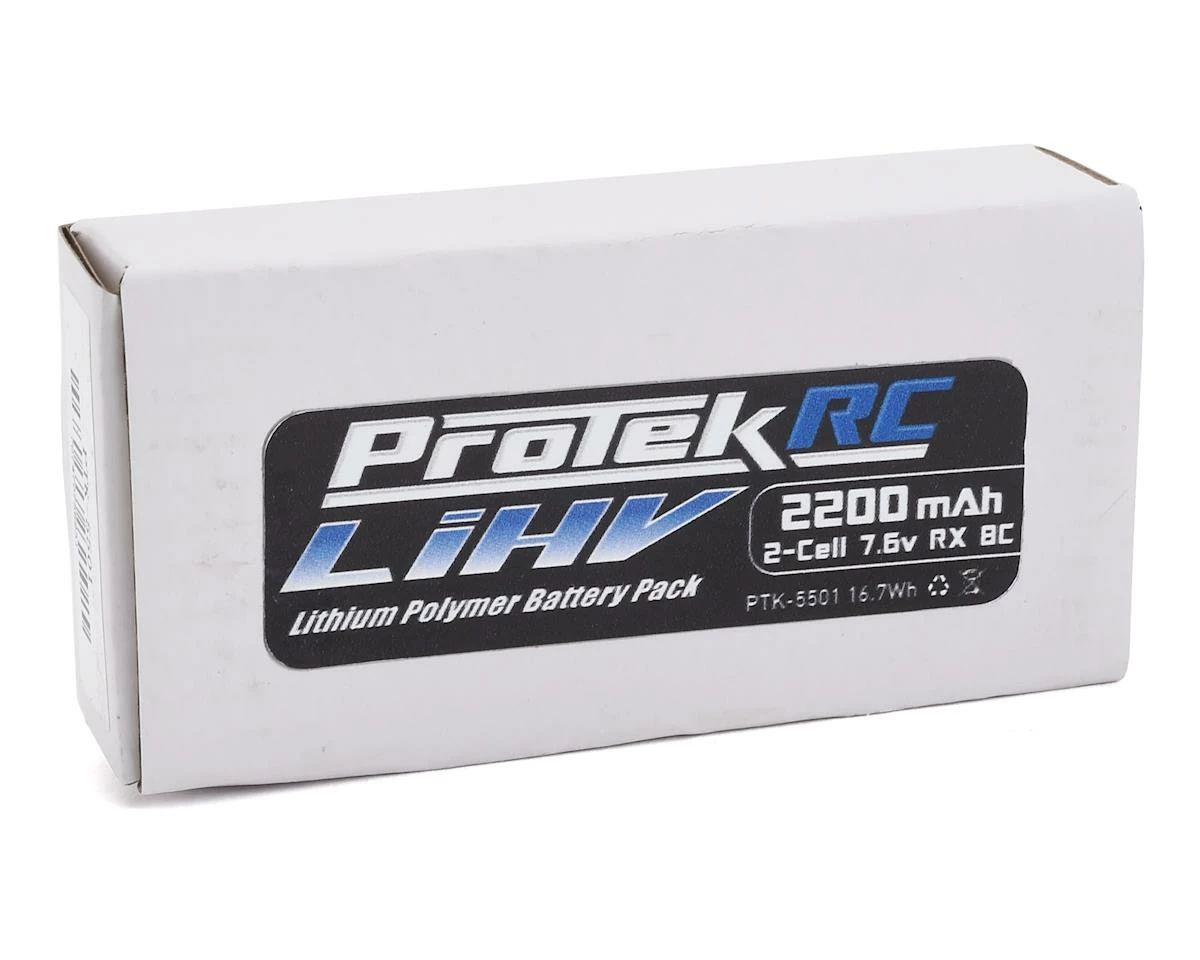 Protek RC HV LiPo Receiver Battery Pack (Mugen/AE/8ight-X) (7.6V/2200mAh) (w/Balance Plug) - Image 2