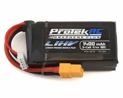 Protek RC 3S 90C Si-Graphene + HV LiPo Battery W/XT60 Connector (11.4V/1400mAh)