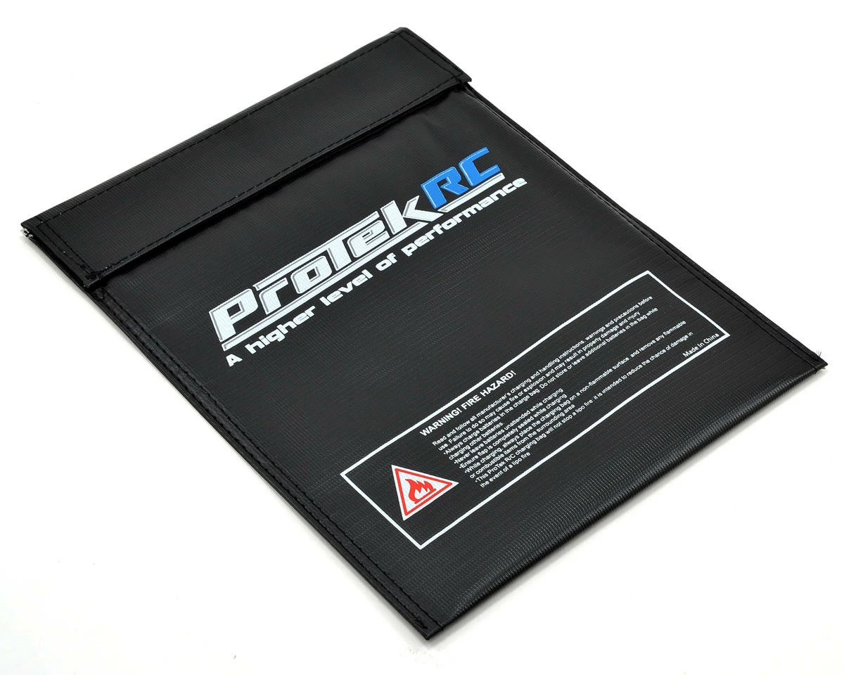 Protek RC Flame Resistant LiPo Charging Bag (Large, 23x30cm)