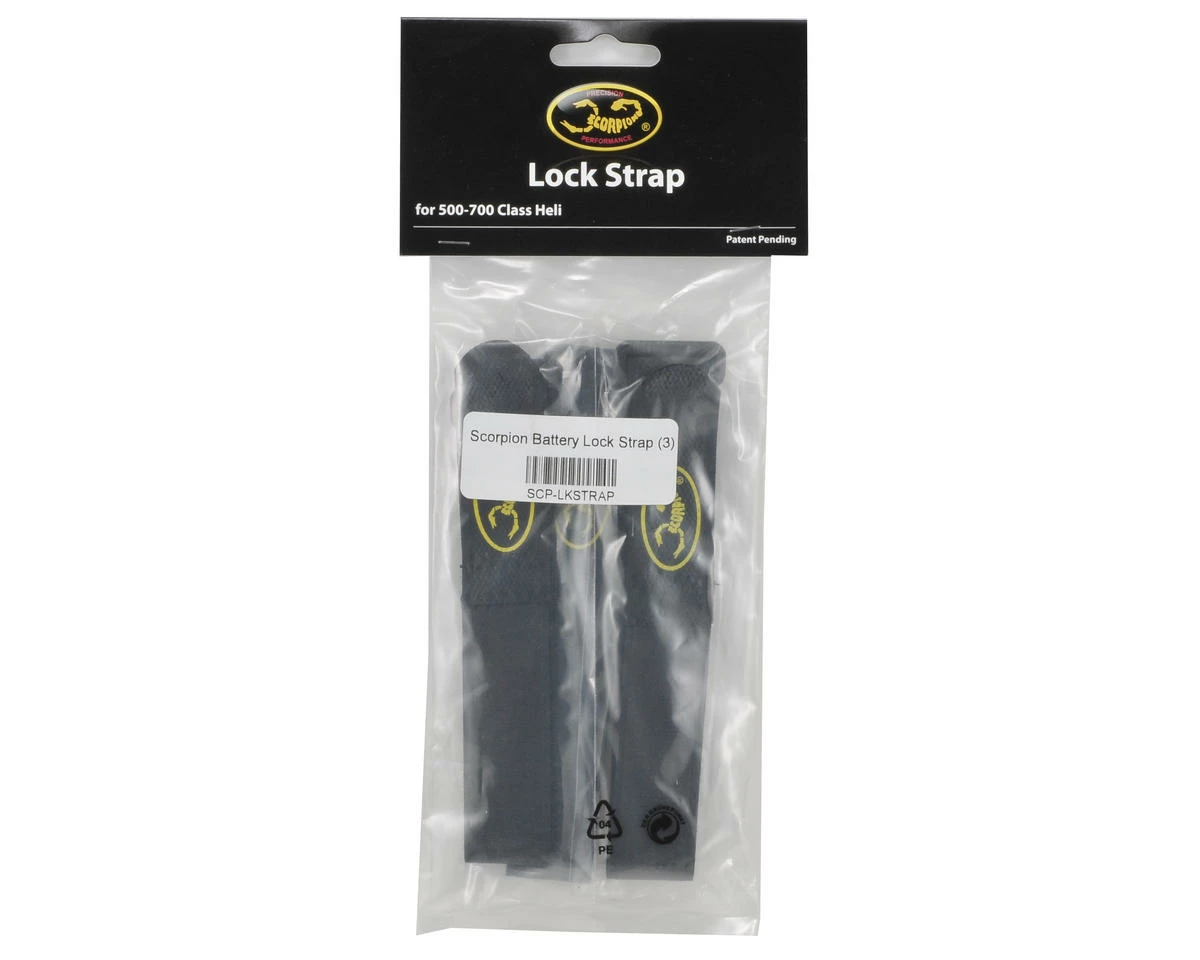 Scorpion Battery Lock Strap Set (3) (Large) - Image 2