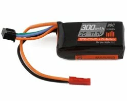 Spektrum RC 3S 30C LiPo Battery Pack W/JST Connector (11.1V/300mAh)