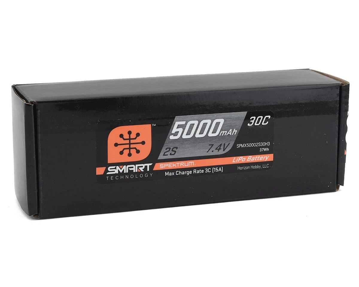 Spektrum RC 2S Smart LiPo Hard Case Battery Pack W/IC3 Connector (7.4V/5000mAh) - Image 2