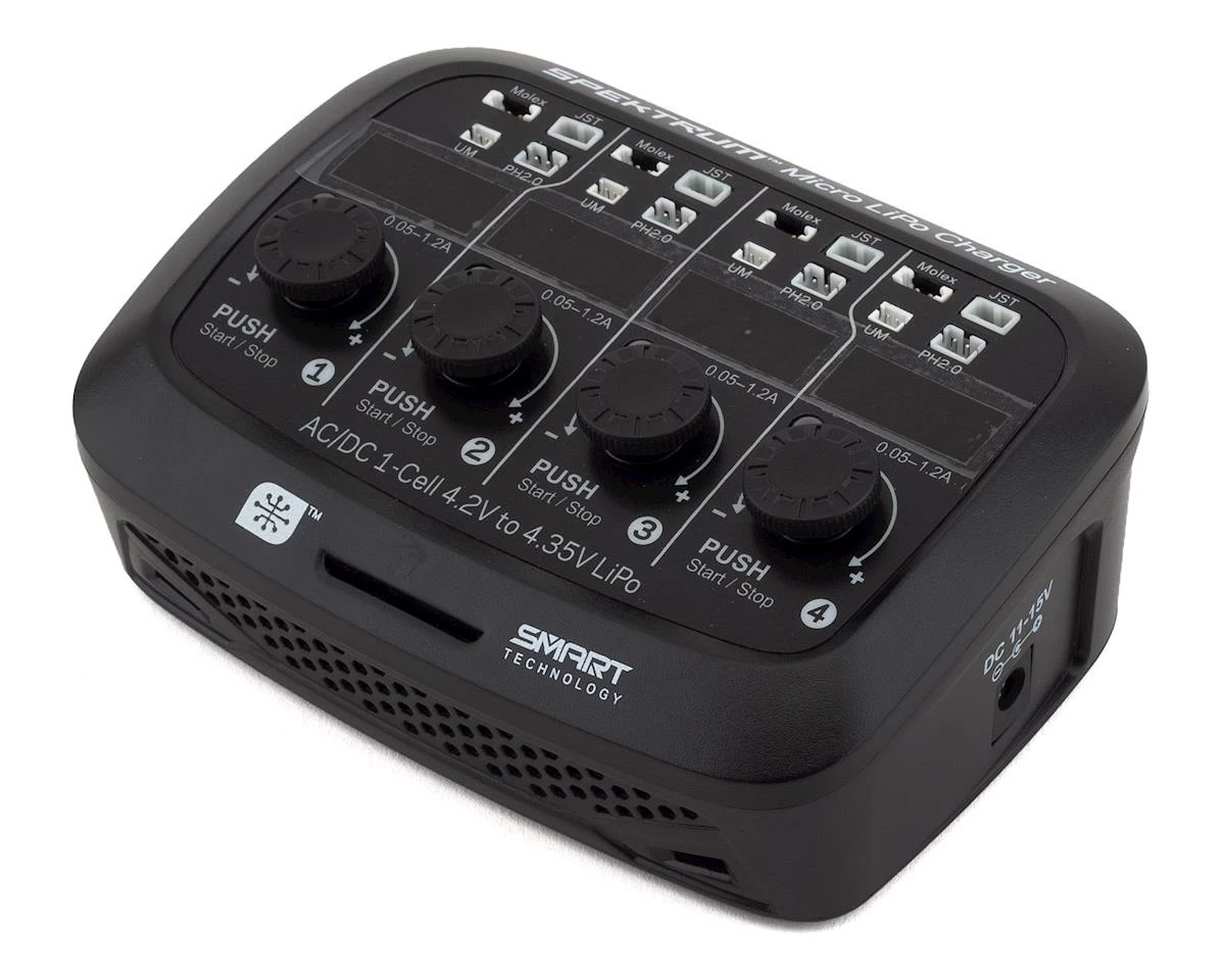 Spektrum RC 44 AC/DC 1S LiPo Smart Charger