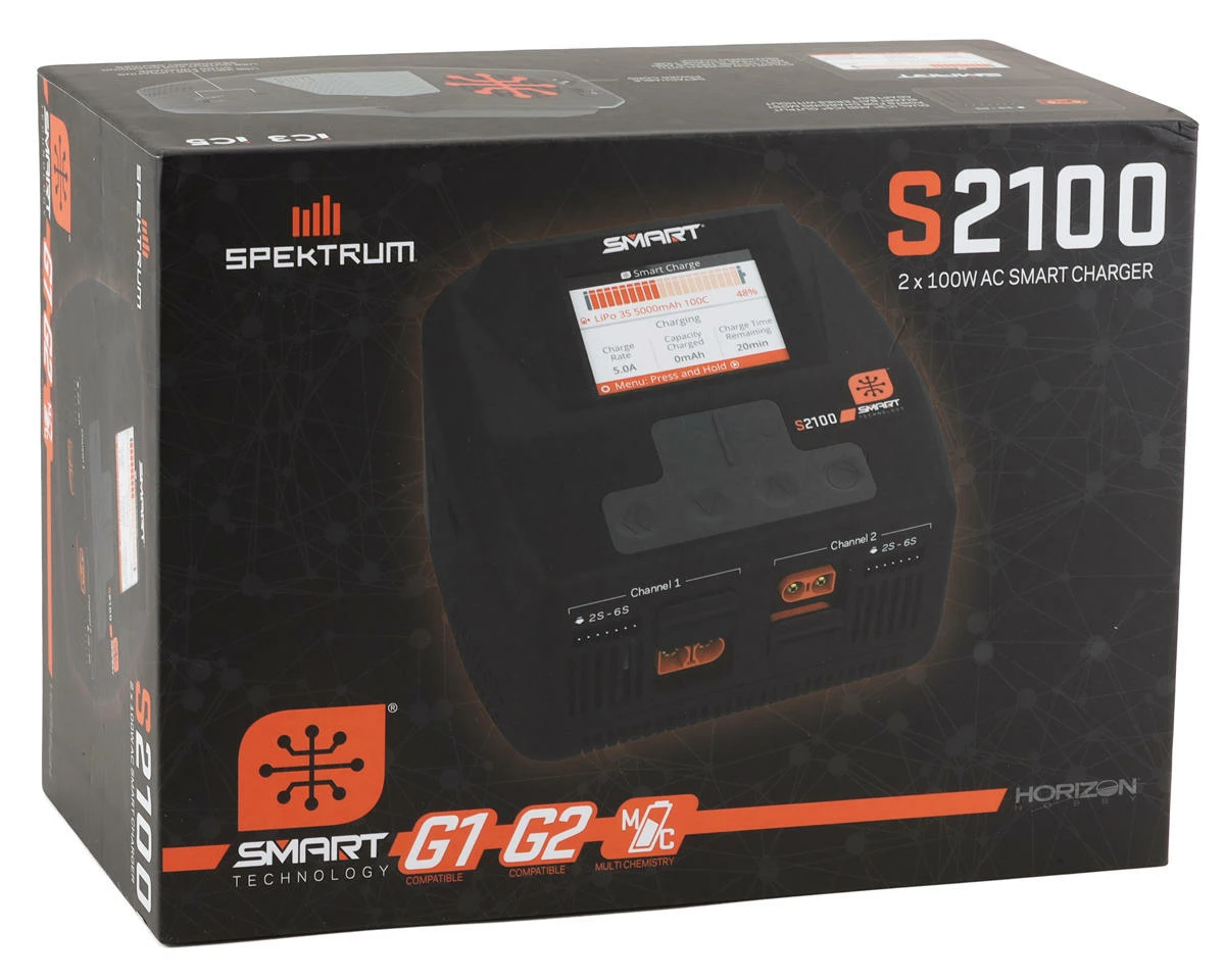 Spektrum RC 2100 G2 AC Smart Charger (6S/12A/100W X2) - Image 3