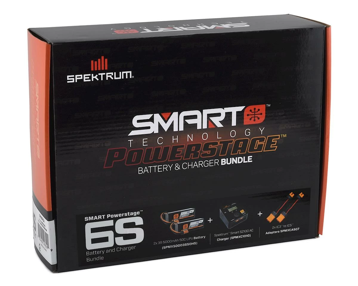 Spektrum RC Art PowerStage 6S Bundle W/Two 3S Smart LiPo Batteries (5000mAh) - Image 6