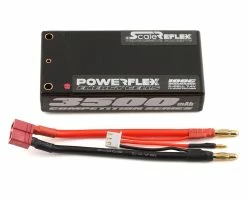 Scale Reflex 2S LiPo Battery 100C W/4mm Bullets (7.4V/3500mAh)