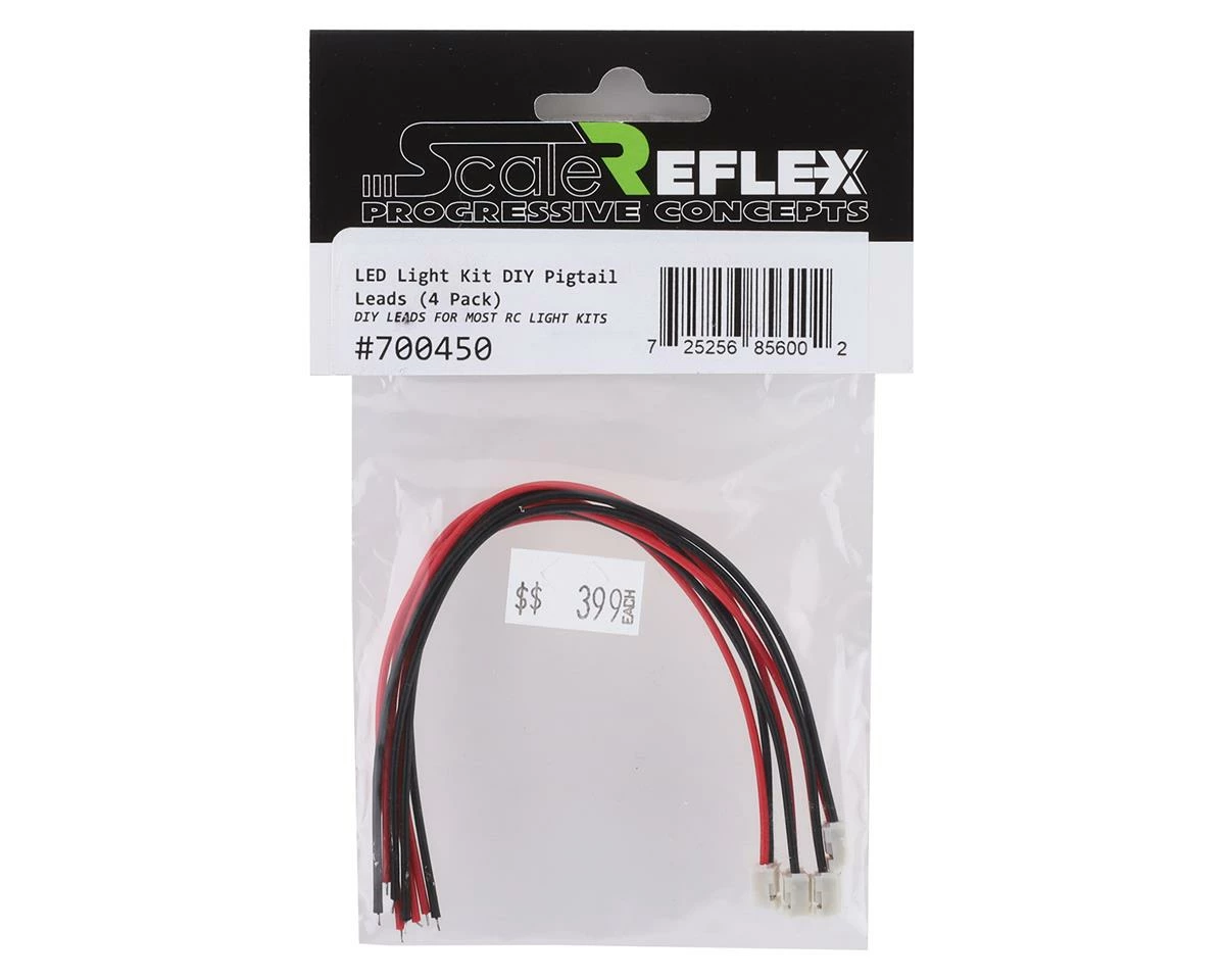 Scale Reflex LED Light Kit Pigtail Leads (4) - Image 2