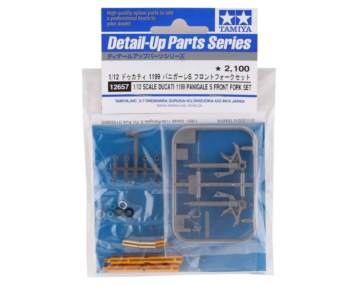 Tamiya 1/12 Ducati 1199 Panigale S Motorcycle Front Fork - Image 2