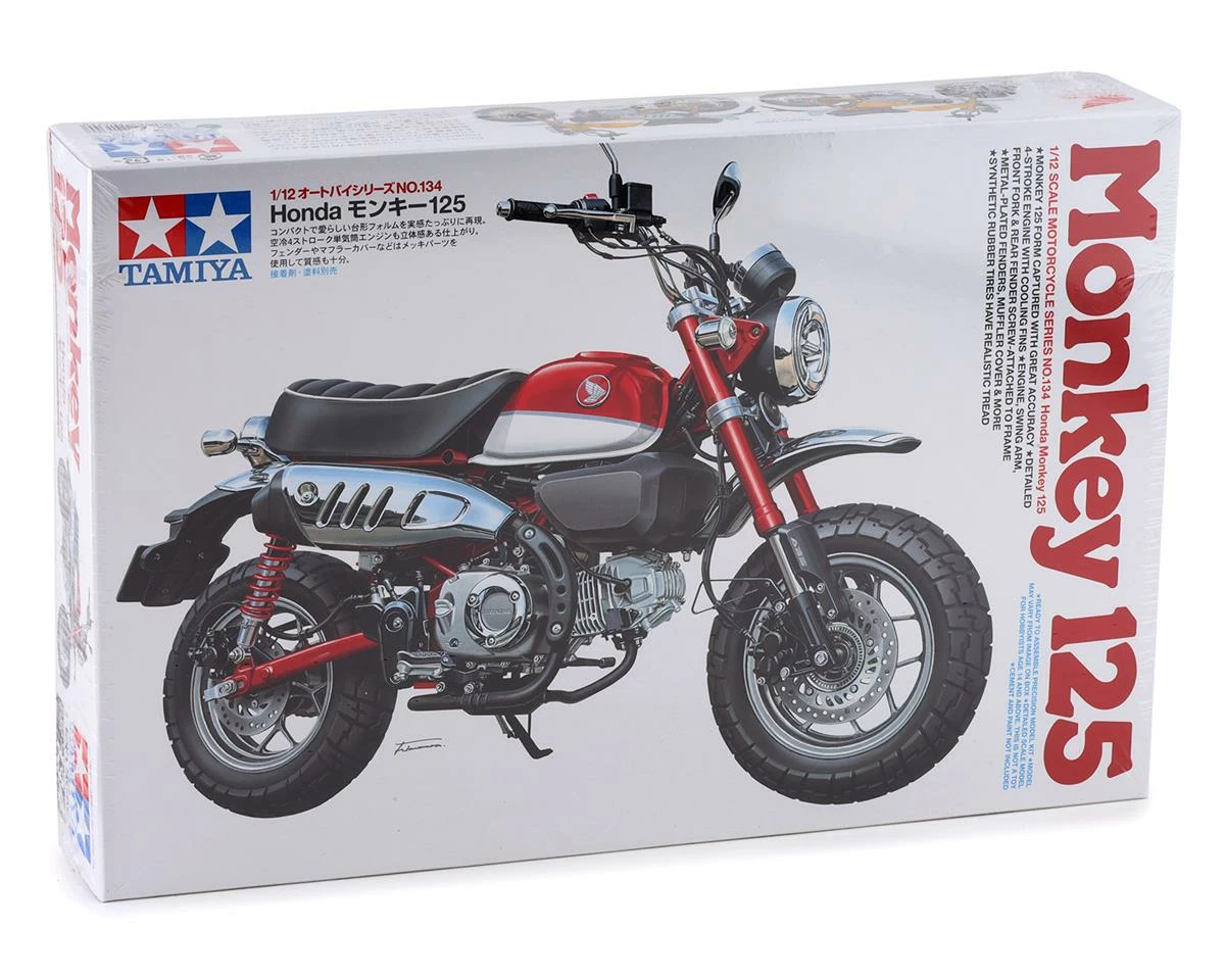 Tamiya Honda Monkey 125 1/12 Model Kit - Image 7