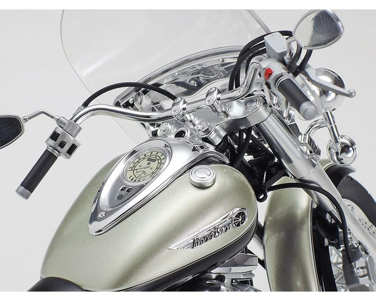 Tamiya Yamaha XV1600 Road Star Custom 1/12 Motorcycle Model Kit - Image 5