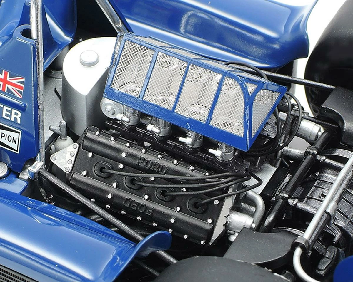 Tamiya 1/20 Tyrrell P34 Six-Wheeler Plastic Model Kit W/Photo-Etched Parts - Image 5