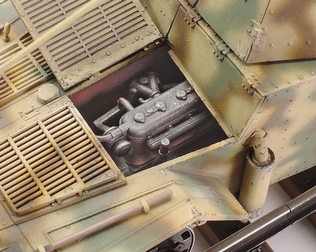 Tamiya P204(f) German Armored Railway Vehicle 1/35 Model Kit - Image 6