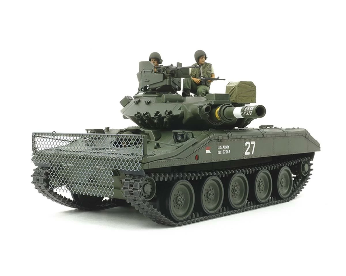 Tamiya U.S. Airborne Tank M551 Sheridan Vietnam War 1/35 Model Tank Kit - Image 2