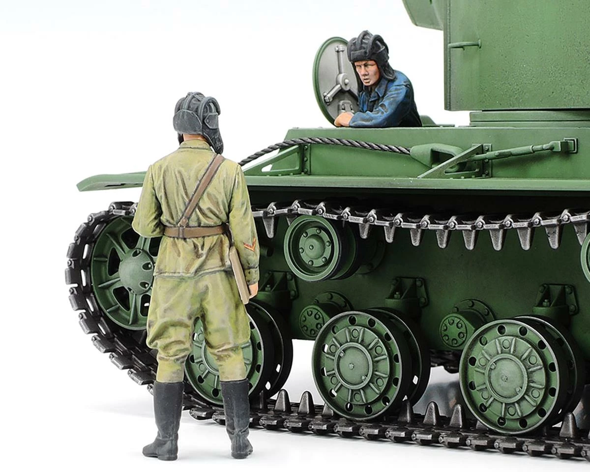 Tamiya 1/35 Russian Heavy Tank KV-2 Model Kit - Image 3