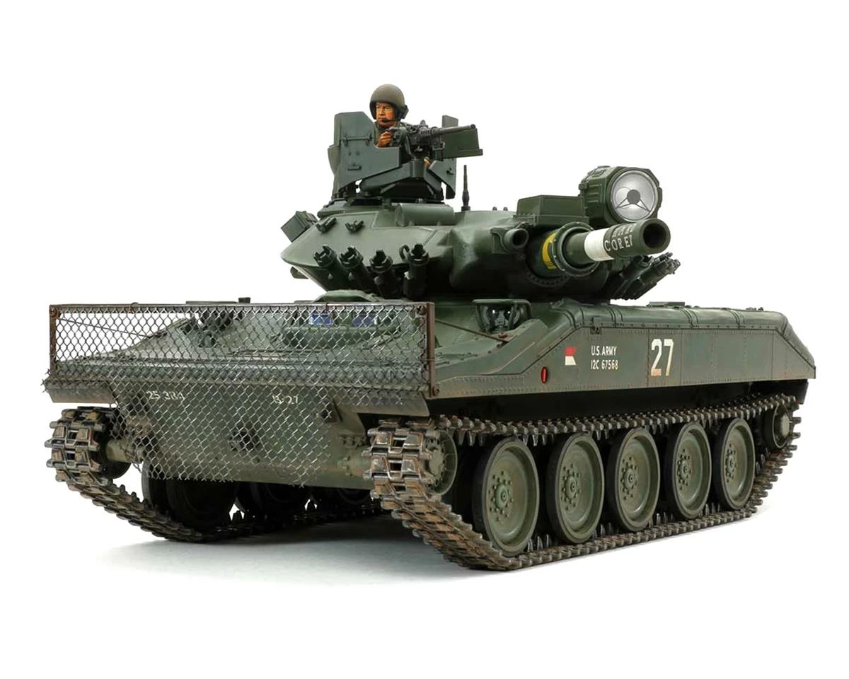 Tamiya US Airborne Tank M5551 Sheridan 1/16 Model Tank Kit (Display)