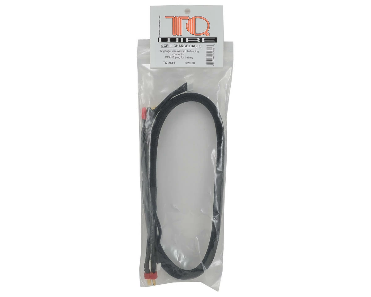 TQ WIRE 4S Charge Cable W/Deans Plug (2') - Image 2