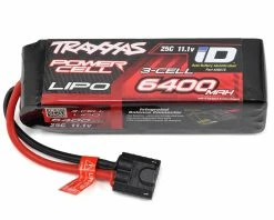 3S "Power Cell" 25C LiPo Battery W/iD Traxxas Connector (11.1V/6400mAh)