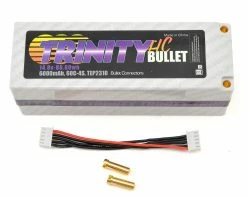 Trinity Hi-Capacity 4S 60C Hardcase LiPo Battery (14.8V/6000mAh) W/5mm Bullets