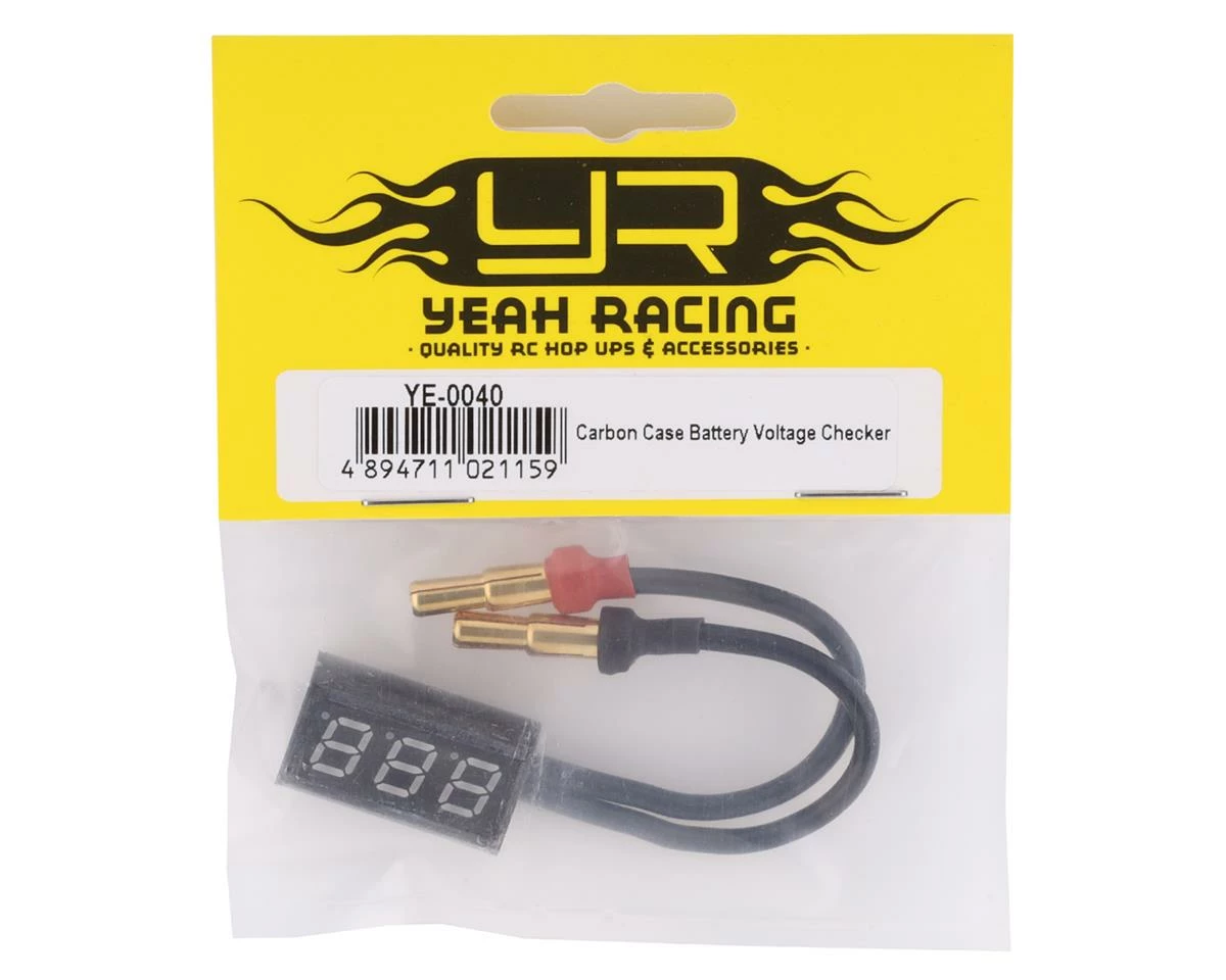 YEAH RACING Carbon Battery Voltage Checker (1S - 5S) - Image 2