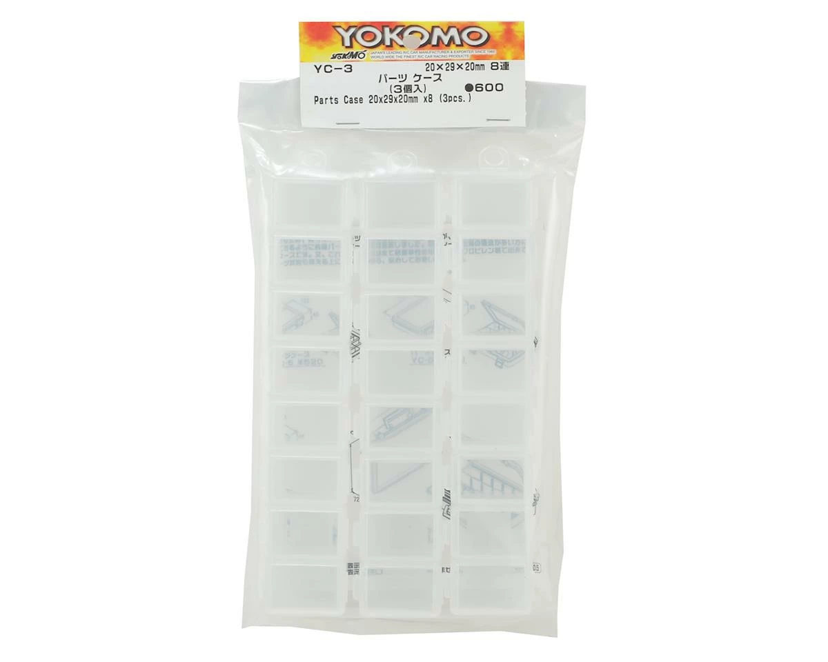 Yokomo Plastic Parts & Screws Carrying Case (3) (176x36x26mm) - Image 2